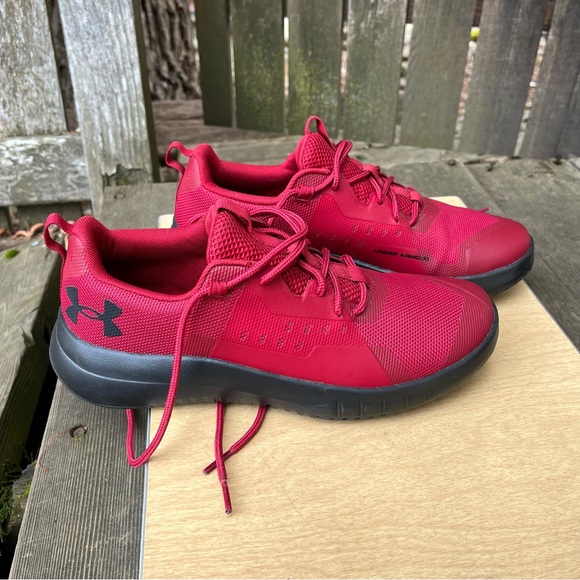 Under Armour Men’s UA Tr96 Running Training Shoes 3021296 Red Sz 8.5 - Picture 14 of 15